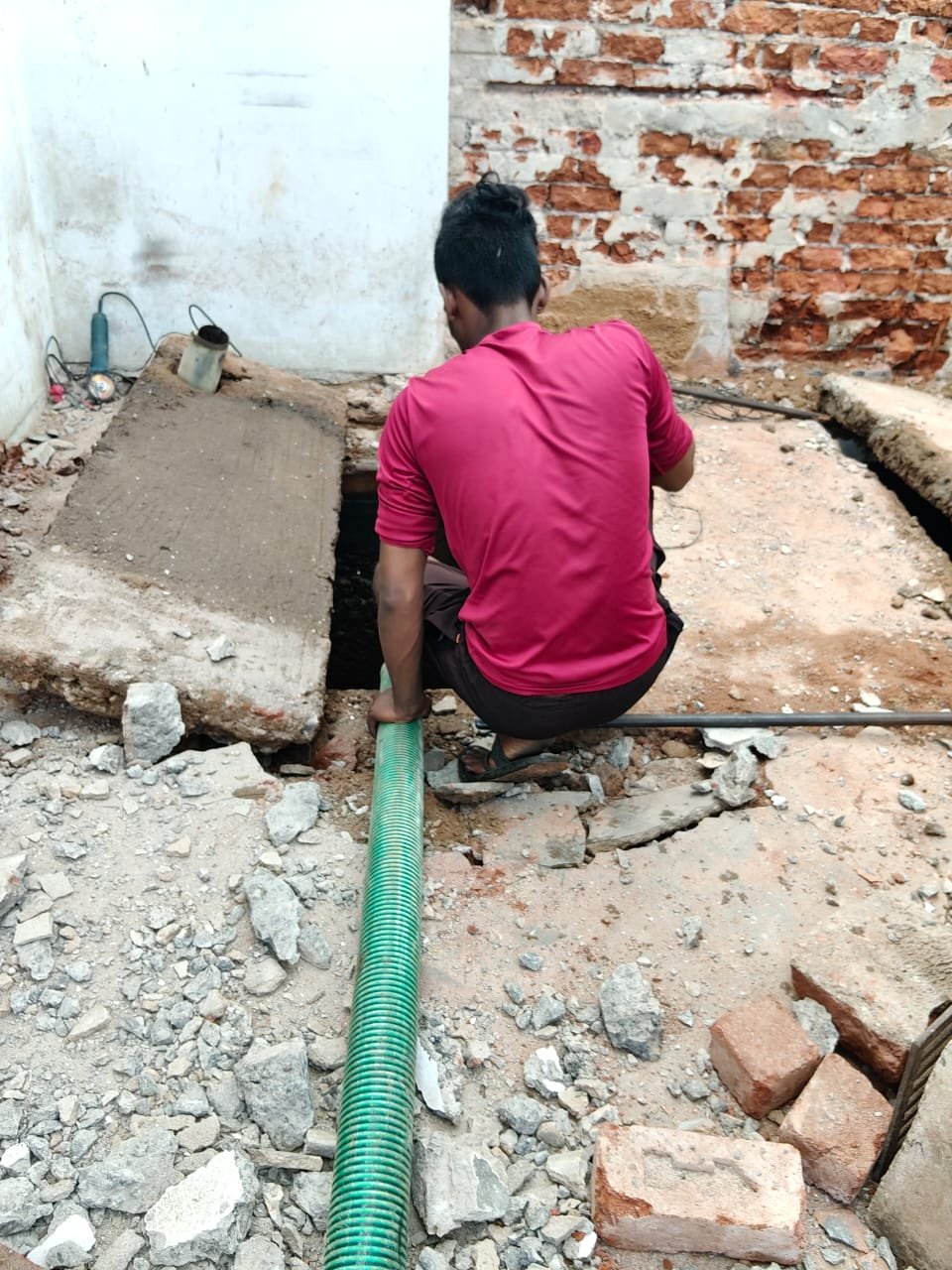 Sump Disinfection and Cleaning